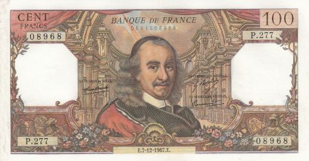 France 100 Francs Corneille - 07-12-1967 - Série P.277