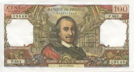 France 100 Francs Corneille - 1975