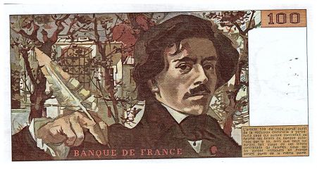 France 100 Francs Delacroix - 1978 - Série Q.7 - Fay.69.01d