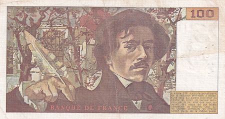 France 100 Francs Delacroix - 1978 - Série R.4 - Fay.69.1c