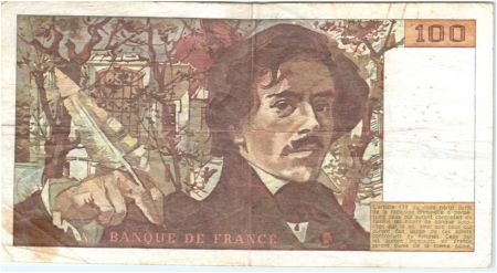 France 100 Francs Delacroix - 1978 E.2 non hachuré