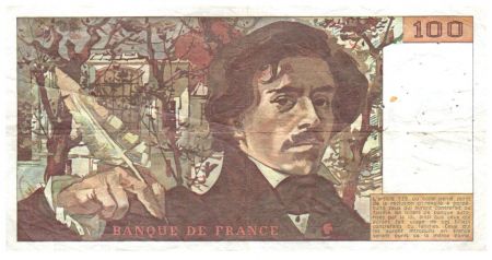 France 100 Francs Delacroix - 1978 Série X.1 - TB+