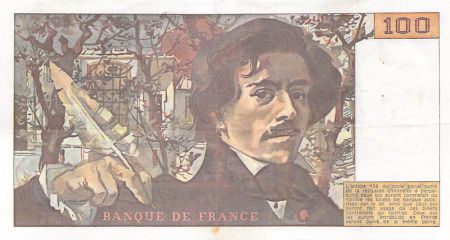 France 100 Francs Delacroix - 1979 Série P.17 - TTB+