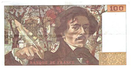 France 100 Francs Delacroix - 1979 TTB