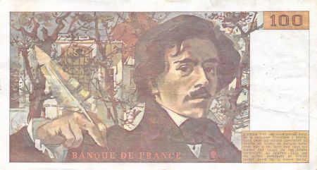 France 100 Francs Delacroix - 1980 Série T.40 - TB+