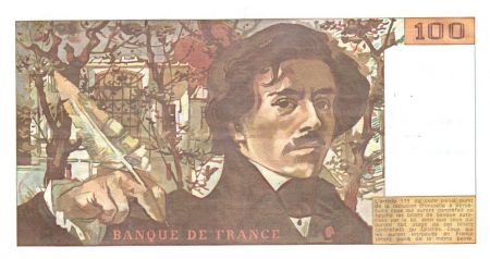 France 100 Francs Delacroix - 1981 TTB