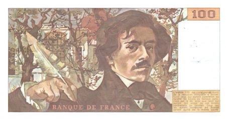 France 100 Francs Delacroix - 1983 TTB