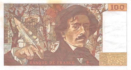 France 100 Francs Delacroix - 1984 Série B.71 - PSUP