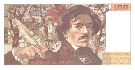 France 100 Francs Delacroix - 1984 Série B.89