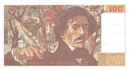 France 100 Francs Delacroix - 1984 Série D.78 - SUP