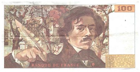 France 100 Francs Delacroix - 1984 Série E.89 - TTB