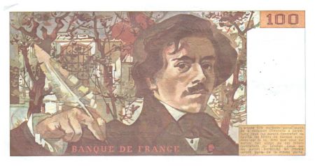 France 100 Francs Delacroix - 1984 TTB