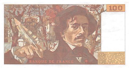 France 100 Francs Delacroix - 1987 Série J.127 - SUP