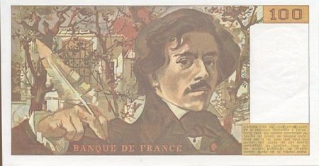 France 100 Francs Delacroix - 1988
