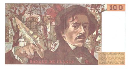 France 100 Francs Delacroix - 1989 Série F.132