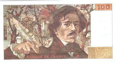 France 100 Francs Delacroix - 1989 Série O.133