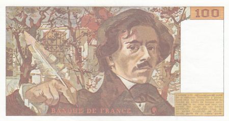 France 100 Francs Delacroix - 1989 Série S.142