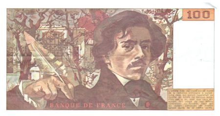 France 100 Francs Delacroix - 1989 TTB