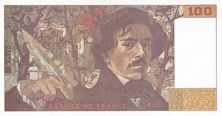 France 100 Francs Delacroix - 1990 - Série D.178