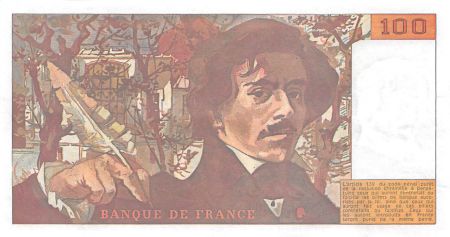 France 100 Francs Delacroix - 1990 Série B.149 - SUP
