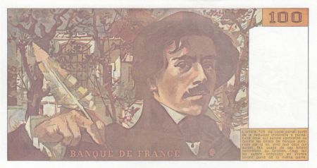 France 100 Francs Delacroix - 1990 Série E.151