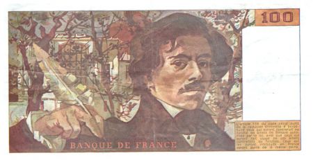 France 100 Francs Delacroix - 1990 Série E.189 - TTB