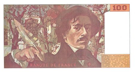 France 100 Francs Delacroix - 1990 Série F. 174