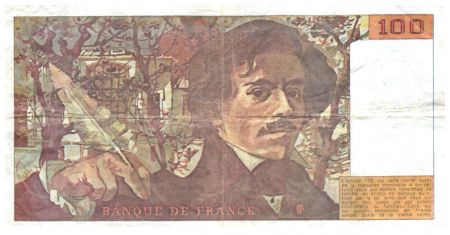 France 100 Francs Delacroix - 1990 Série R.188 - TB+