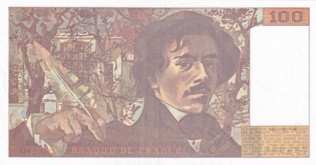 France 100 Francs Delacroix - 1991 - Série D.180