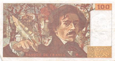France 100 Francs Delacroix - 1991 Série A.202 - TB+