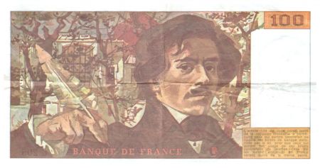 France 100 Francs Delacroix - 1991 Série C.205 - TTB