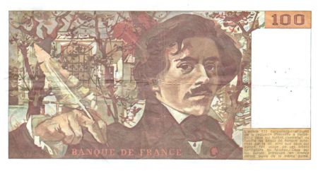 France 100 Francs Delacroix - 1991 Série P.202 - TTB