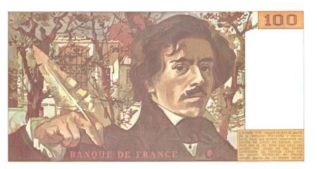 France 100 Francs Delacroix - 1991 Série V.184