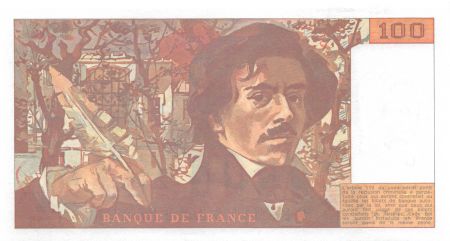 France 100 Francs Delacroix - 1993 Série J.255 - NEUF