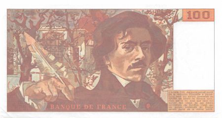 France 100 Francs Delacroix - 1993 Série P.255 - SUP+