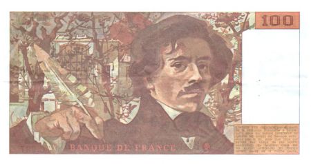 France 100 Francs Delacroix - 1993 TTB