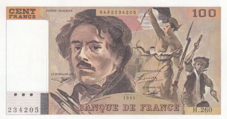 France 100 Francs Delacroix - 1994 Série H.260