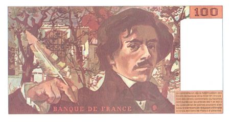 France 100 Francs Delacroix - 1994 Série K. 283