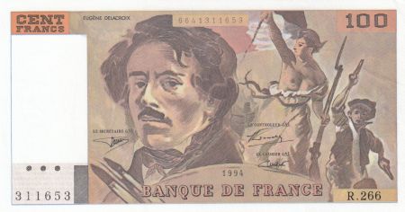 France 100 Francs Delacroix - 1994 Série R.266