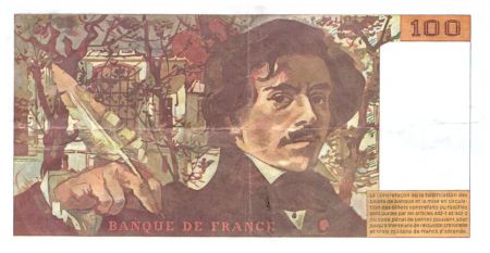 France 100 Francs Delacroix - 1994 TTB