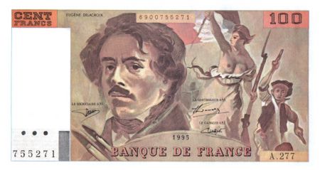 France 100 Francs Delacroix - 1995 Série A. 277
