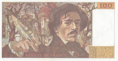 France 100 Francs Delacroix - Y.87 - 1984