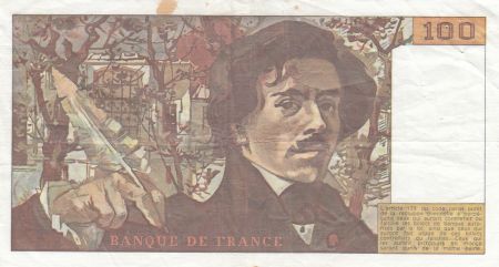 France 100 Francs Delacroix 1978 - Série K.2