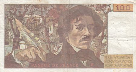 France 100 Francs Delacroix 1978 - Série K.4