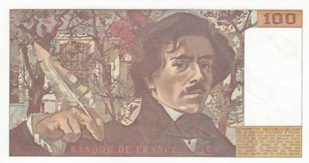 France 100 Francs Delacroix 1979 - Série D.16