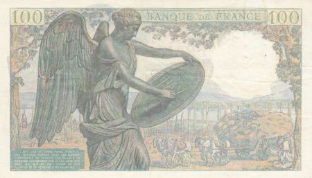 France 100 Francs Descartes - 15-05-1942 Série V.12 - TTB+