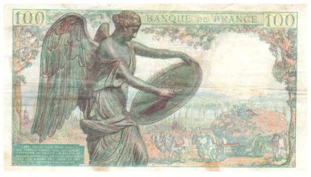 France 100 Francs Descartes - 15-05-1942 Série V.9 - TTB