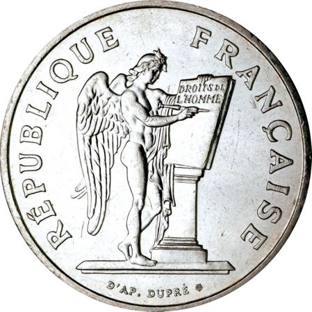 France 100 Francs Droits de l\'Homme FRANCE 1989 (SUP)