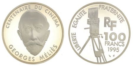 France 100 Francs Georges Mélies - Centenaire du Cinéma - 1995