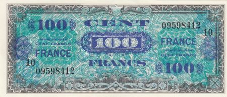 France 100 Francs Impr. américaine (drapeau) - 1944 - Série 10